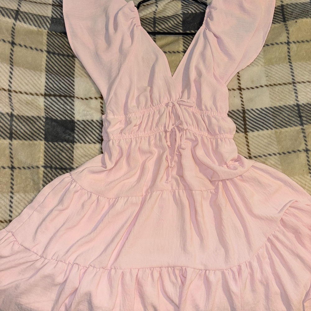 Discreet New York City Pink Summer Dress